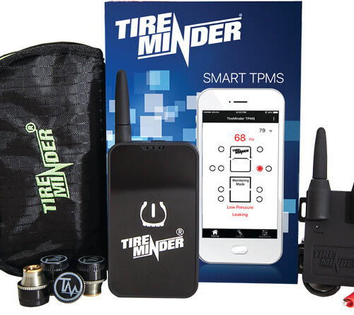 Valterra | TireMinder Smartphone Based Tire Pressure Monitor for RVs | TM22131 | with 4 Transmitters | Apple Car Play