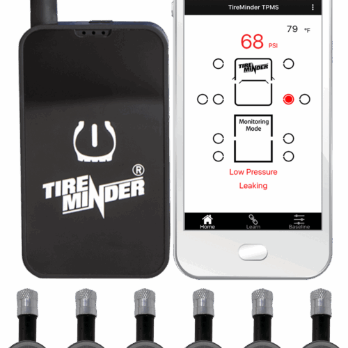 Valterra | TireMinder RV Smart TPMS | TM22160 | With 6 Flow Through Transmitters | Rhino Booster