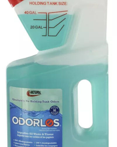 Odorlos | Black Water Treatment | V77002 | 40 oz | Self Measuring Bottle
