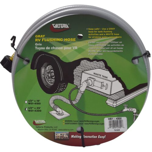 Valterra | Flushing Hose 1/2" x 25' Gray | W01-4300
