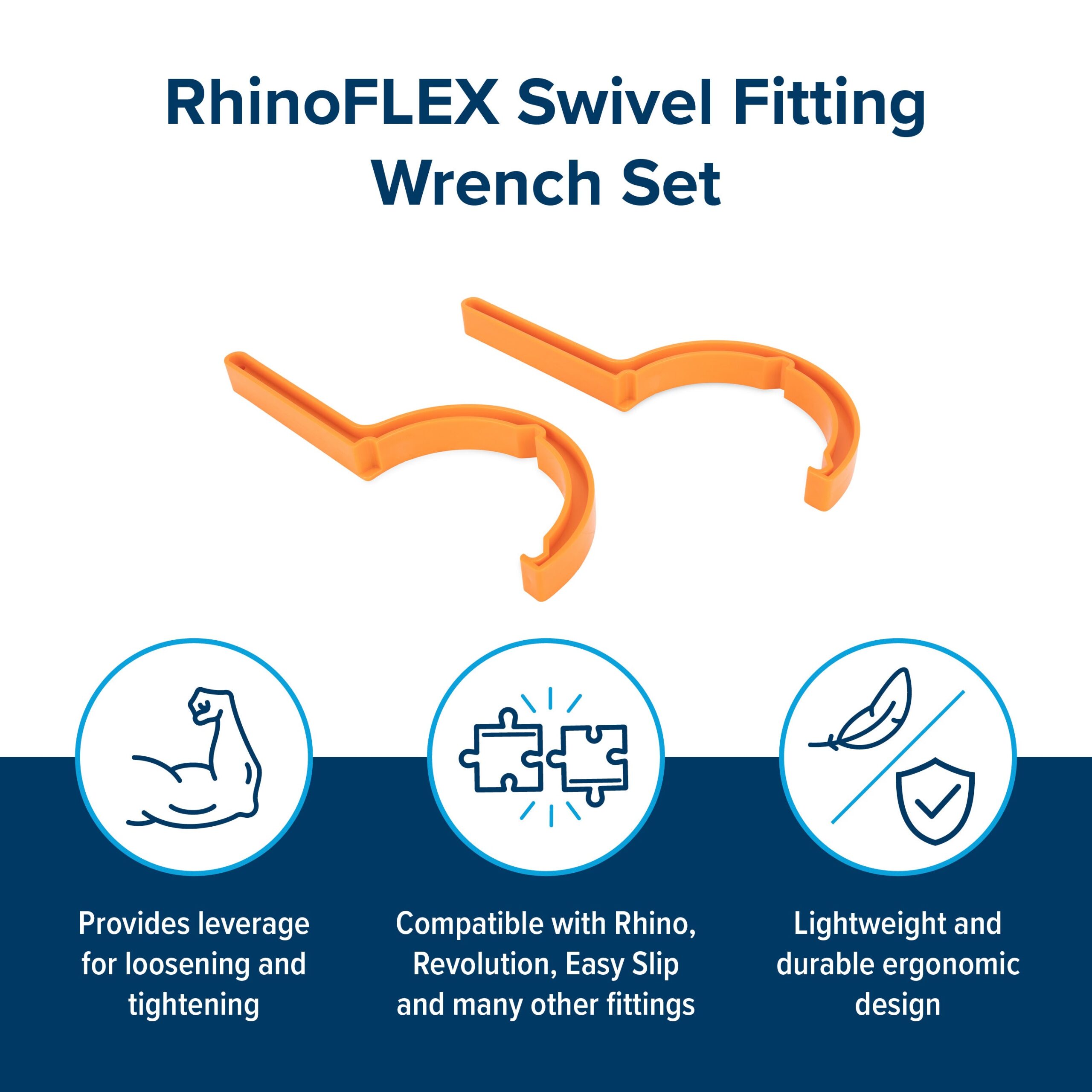 Camco | Rhino Fitting Wrenches | 39758 | 2 Pack - Image 3