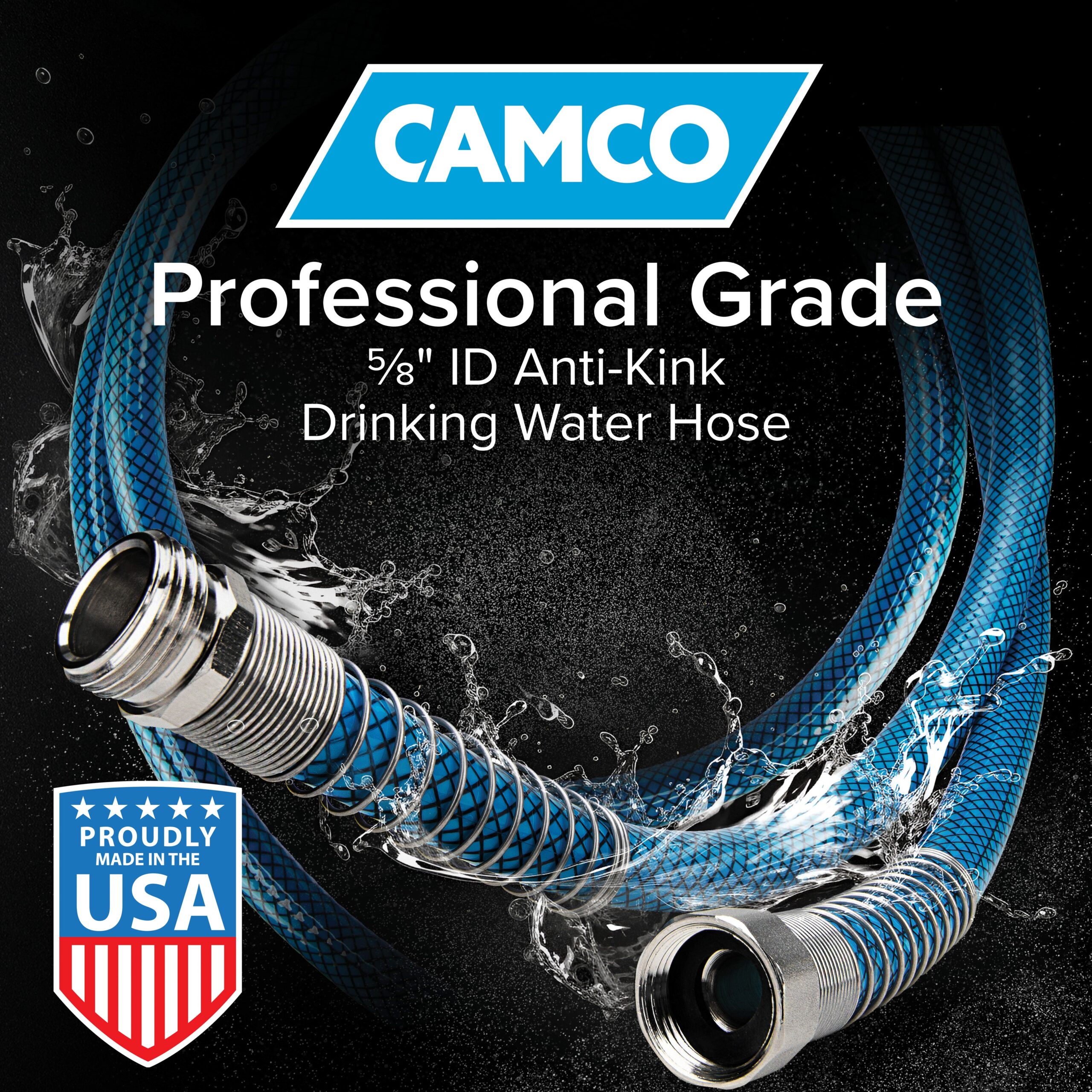 Camco | TastePURE Premium Drinking Water Hose with 2 Springs | 22823 | Fresh Water | 10' - Image 5