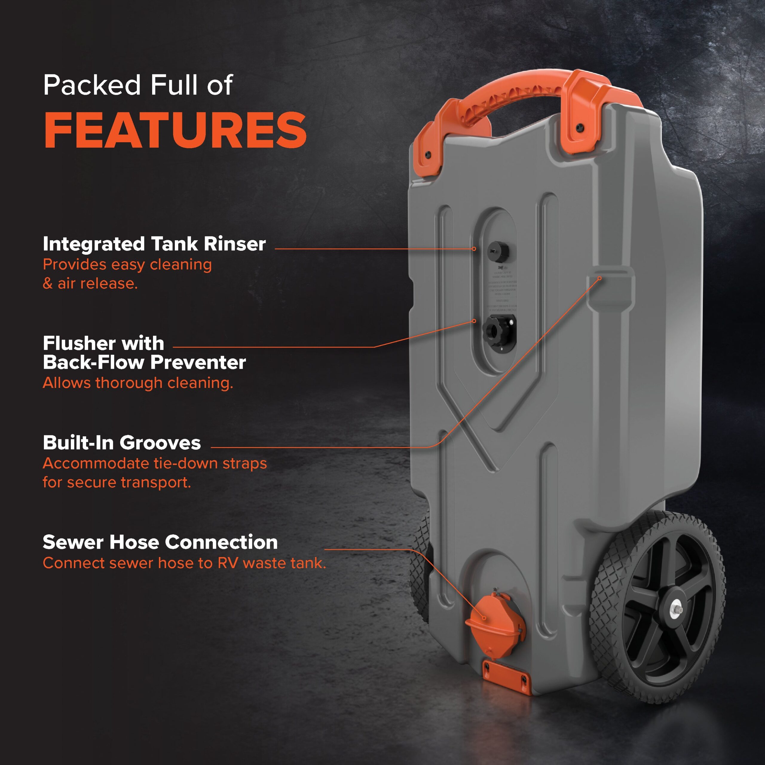Camco | Rhino Portable Holding Tank | 39006 | 36 Gallon - Image 10
