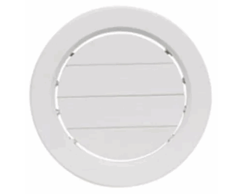 Valterra | 5" Adjustable A/C Ceiling Register | A10-3358VP | Round | White