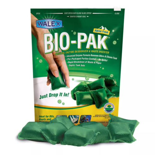 Walex | Bio-Pak Natural Black Water Enzyme Drop Ins | BIOPPBG | 10 Pack | Alpine Fresh