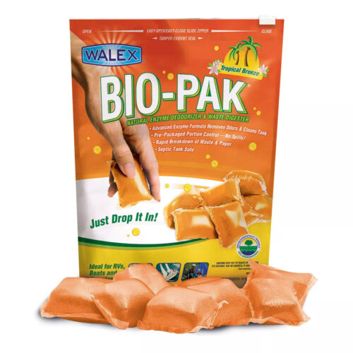 Walex | Bio-Pak Natural Black Water Enzyme Drop Ins | BIOTROPBG | 10 Pack | Tropical Breeze