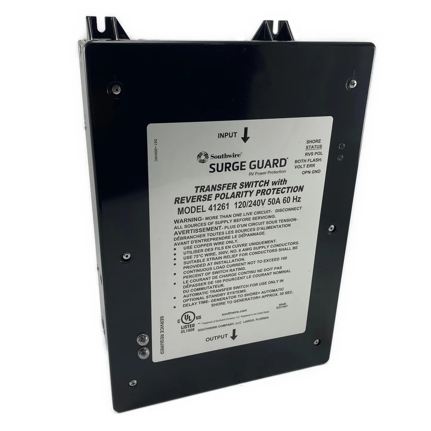 Southwire | 50 Amp Automatic Transfer Switch | 41261-011 | Hardwired - Image 2