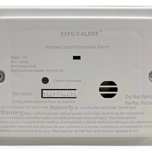 MTI Industries | CO Alarm | 62-542-WT-TR | With Trim Ring | White